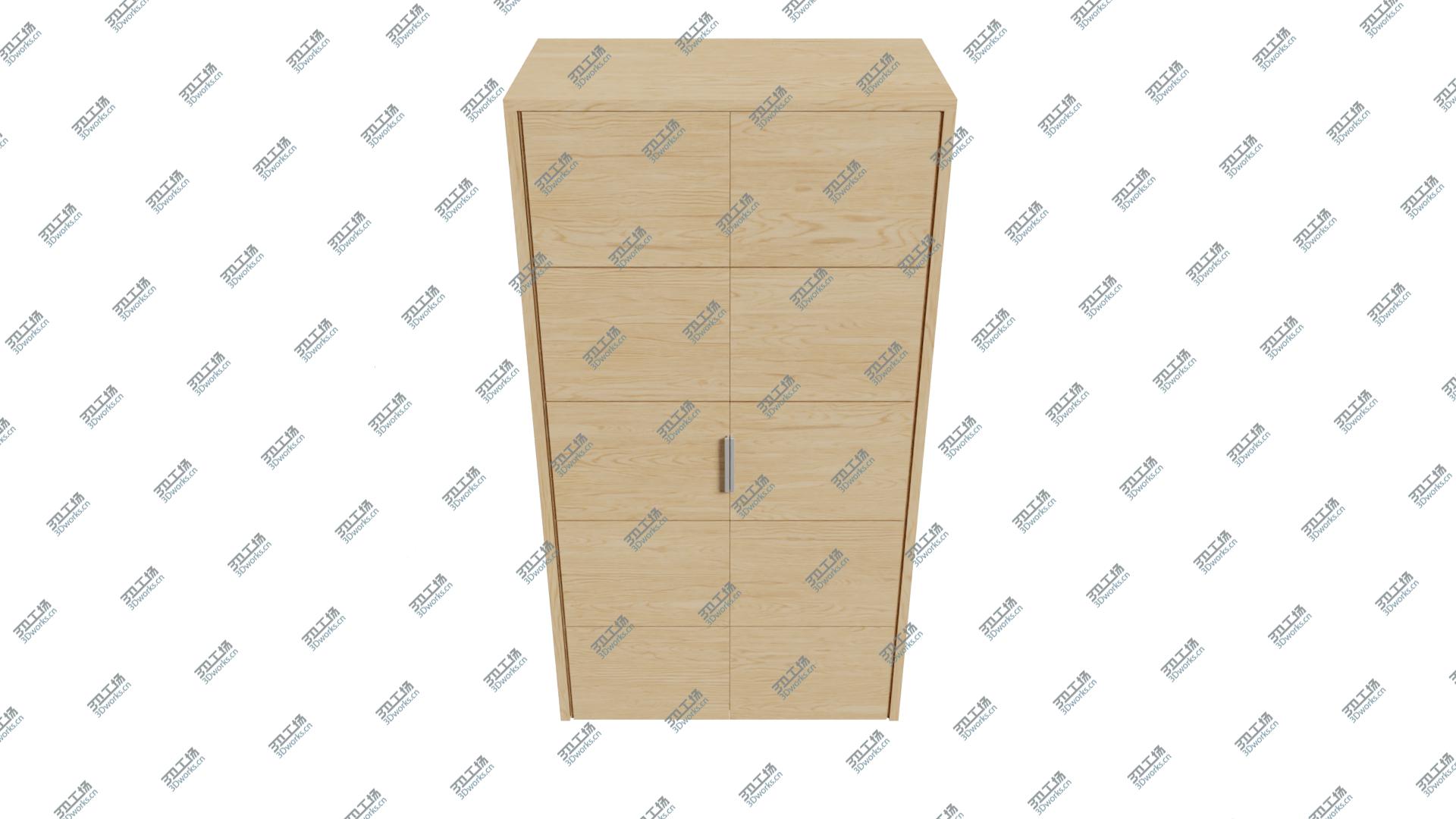 images/goods_img/202104023/Solid Oak Wardrobe Collection 3D model/3.jpg